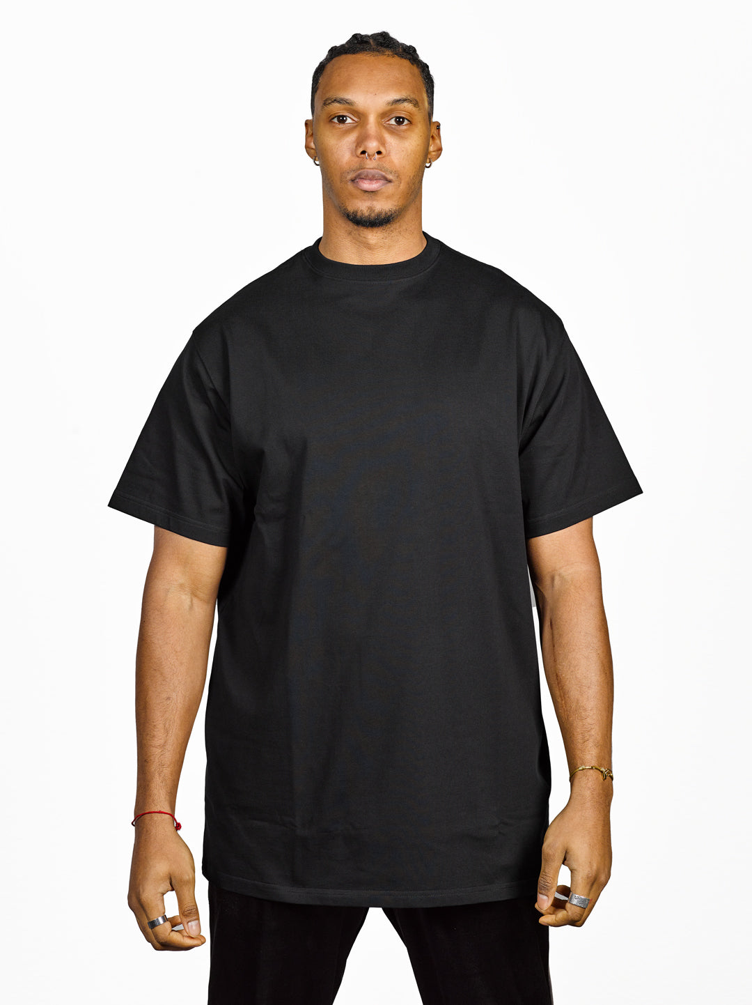 Exetees Big &amp; Tall Comfort Round Neck T-Shirt - Black