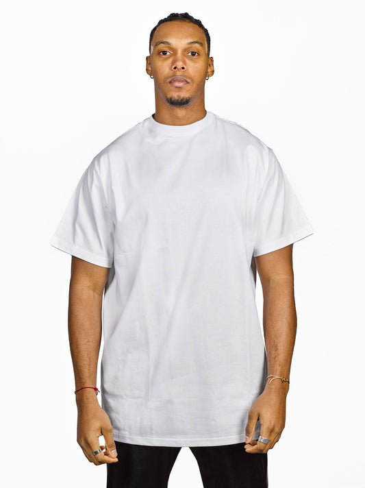 Exetees Big &amp; Tall Comfort Round Neck T-Shirt - White